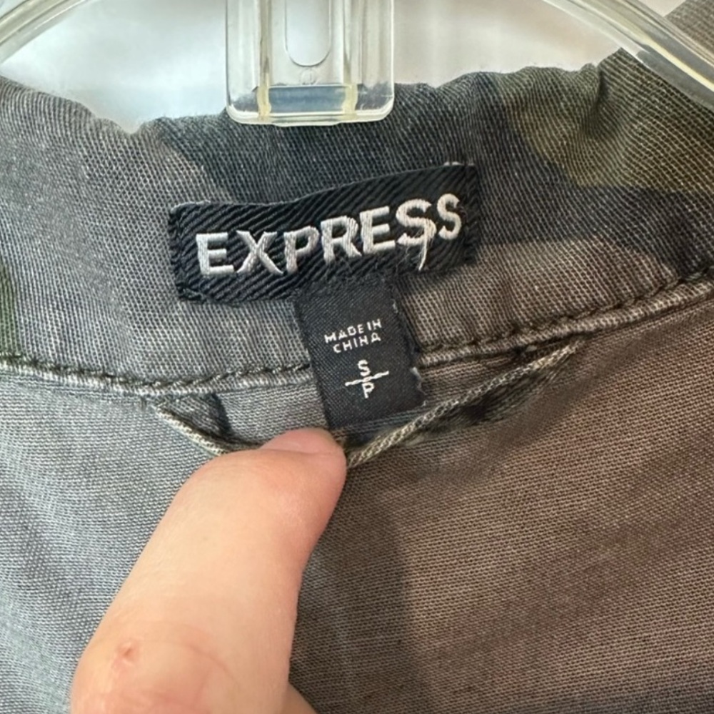Express Camo Print Utility Jacket - image 7